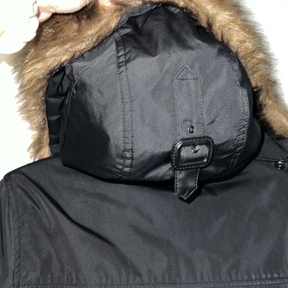 S13/NYC Army Sherpa Lined Parka with Faux Fur Hood - Picture 5 of 10